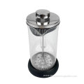 600mL Rubber Bottom Glass French Press Coffee Maker